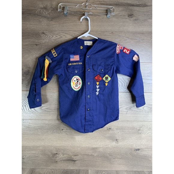 1970’s Official Boy Scouts Of America SHIRT W/ BADGES & PATCHES Scout-O-Rama - Picture 2 of 11